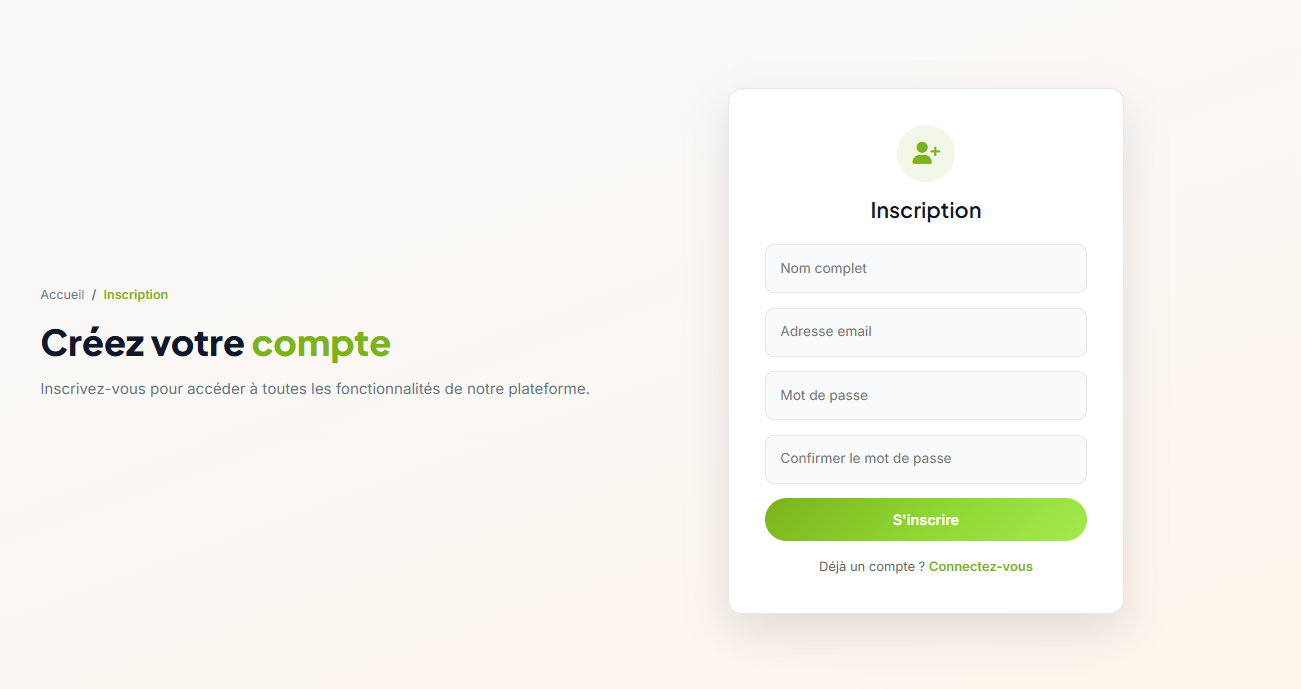Créez votre compte